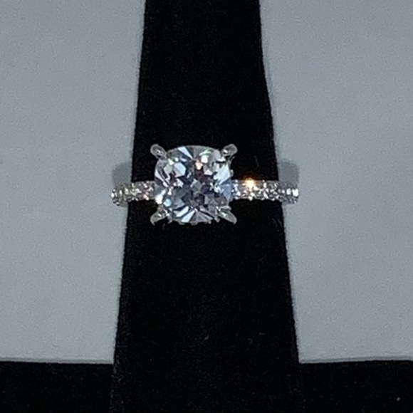 Neiman Marcus Jewelry - 1ct Pave Crown Cushion Cut Ring